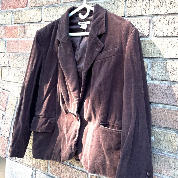 Brown Corduroy Blazer - Picture 2 of 3
